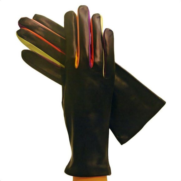 Silk-lined Leather Gloves - Picture 1 of 4